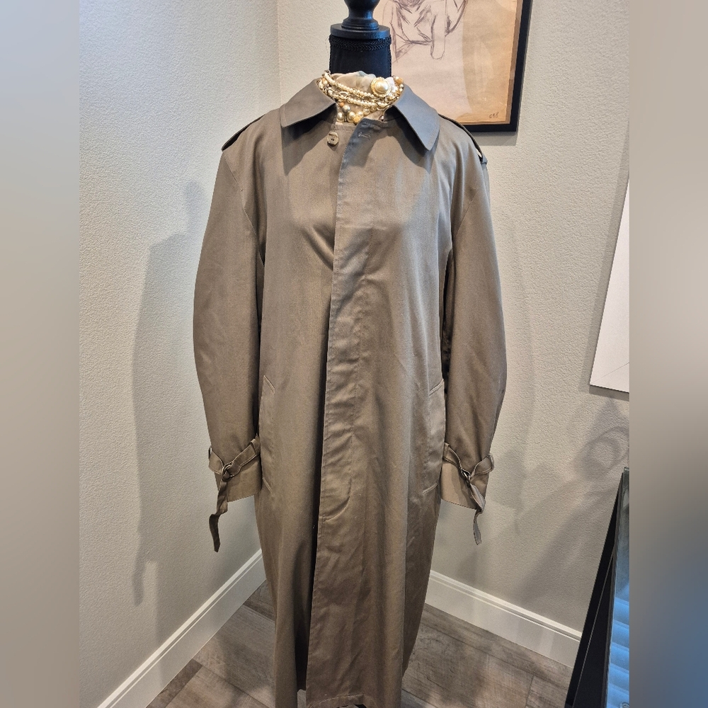 Vintage Bottany 500 Classic Trench Coat With Zippet Lining Size 44 - XL/L